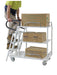 3 Step Ladder Trolley in use