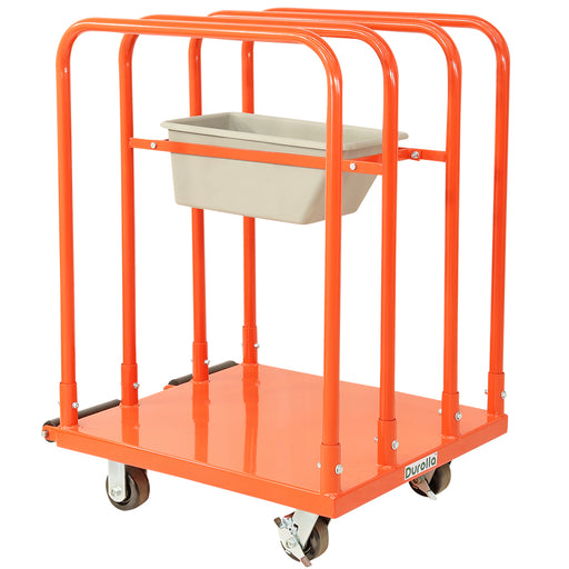 Steel Panel Rack Cart (with tool bin)