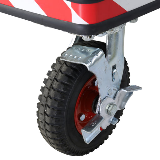 Pneumatic Wheel Kit ( includes 2 Swivel wheels with brakes and 2 fixed wheels)